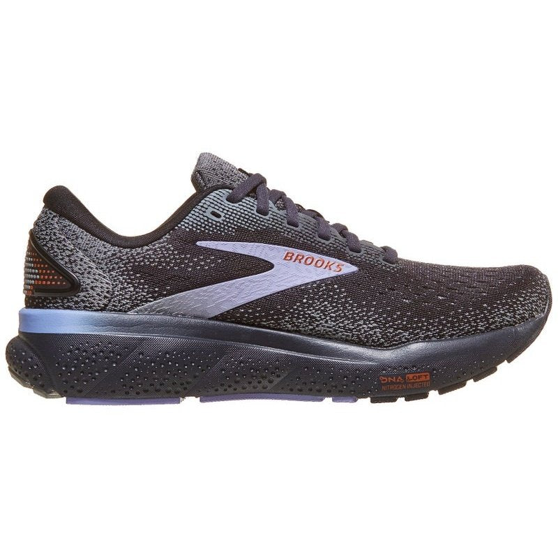 Brooks Ghost 16 Womens FOOTWEAR - Womens Neutral EBONY/LAVENDER/COPPER