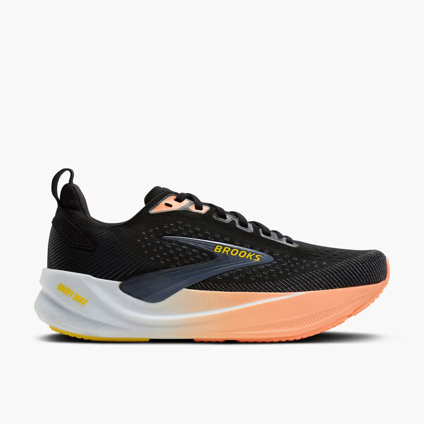 BROOKS Ghost Max 4 Womens FOOTWEAR - Womens Neutral Cushioned BLACK/FOLKSTONE/CYBER
