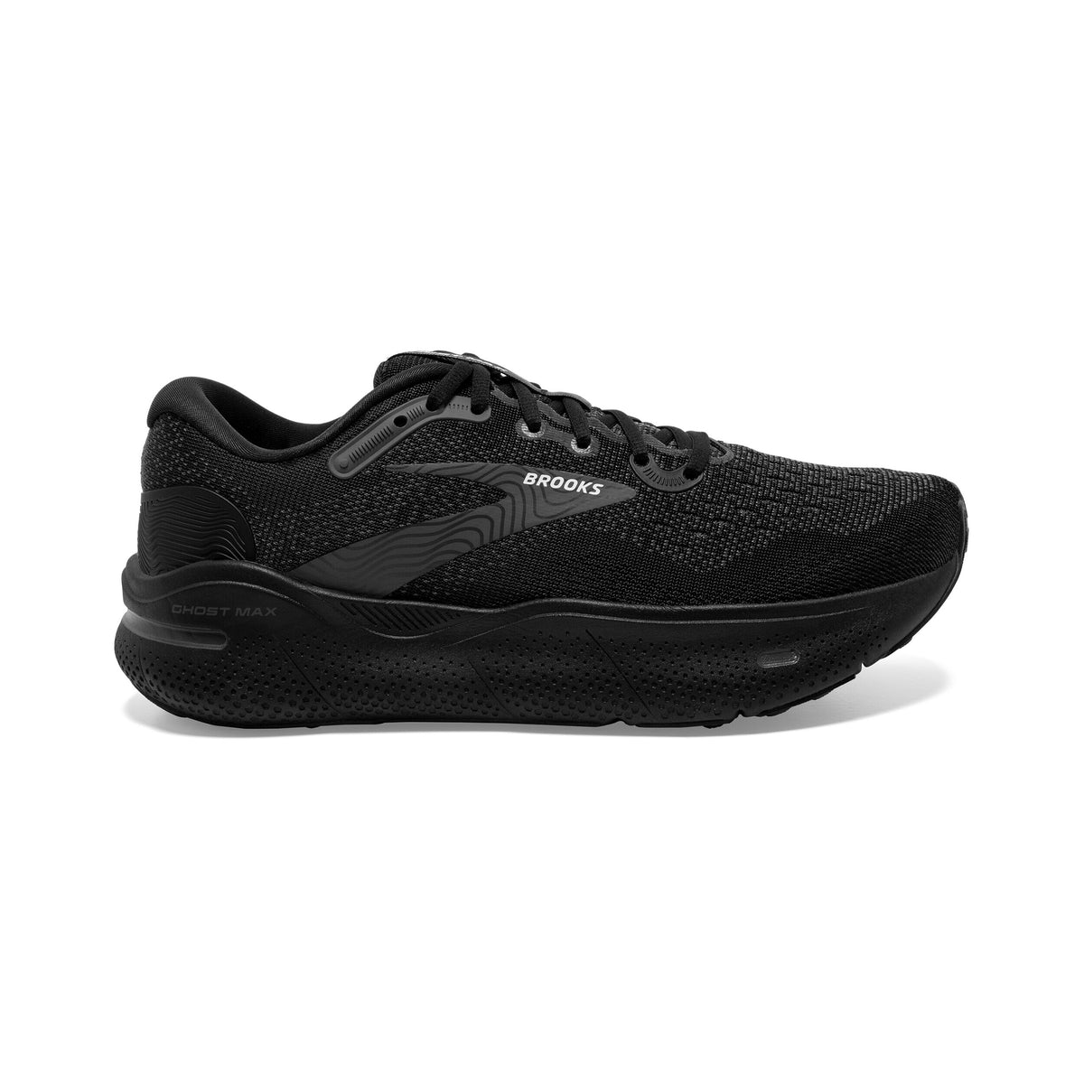 BROOKS Ghost Max Mens FOOTWEAR - Mens Neutral Cushioned BLACK/BLACK EBONY
