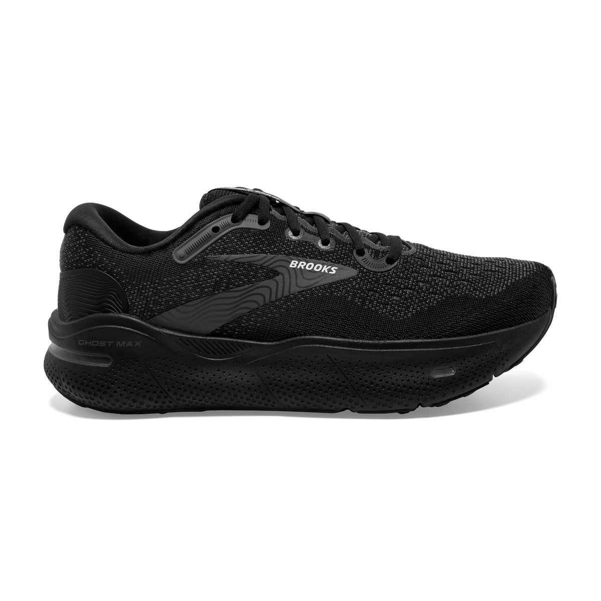BROOKS Ghost Max Womens FOOTWEAR - Womens Neutral Cushioned BLACK/BLACK/EBONY