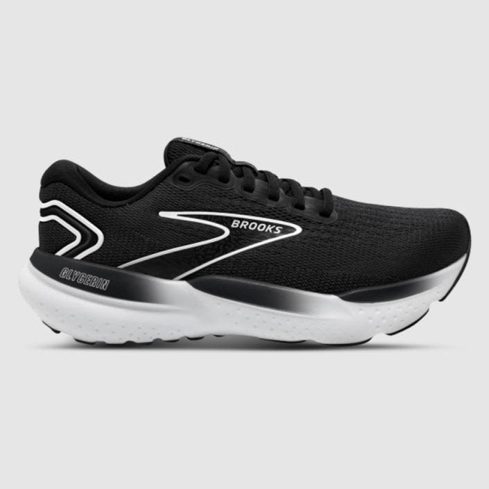 BROOKS Glycerin 21 Wide (D) Womens FOOTWEAR - Womens Neutral Cushioned BLACK/GREY/WHITE