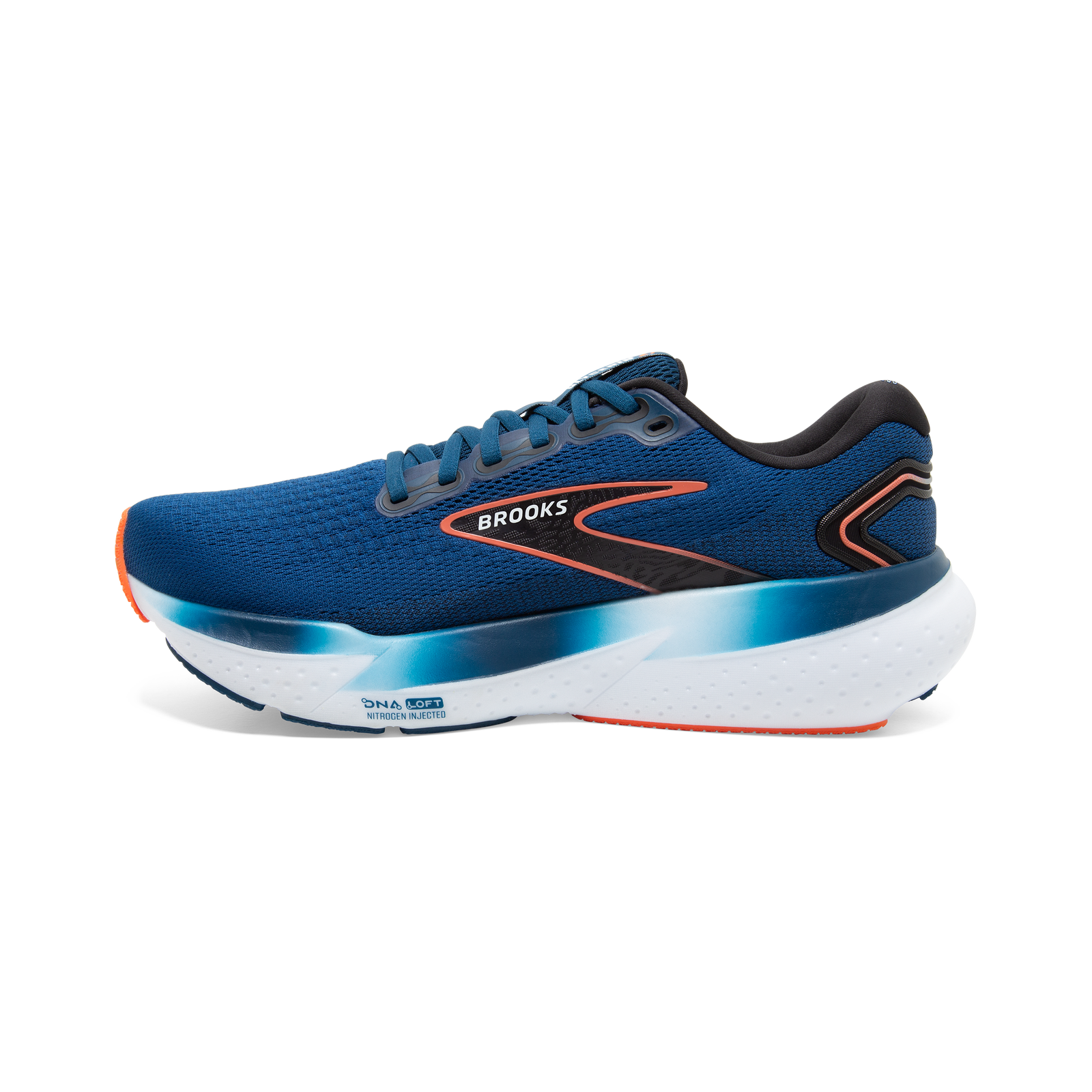 BROOKS Glycerin 21 Men's FOOTWEAR - Mens Neutral Cushioned BLUE OPAL/BLACK/NASTURTIUM