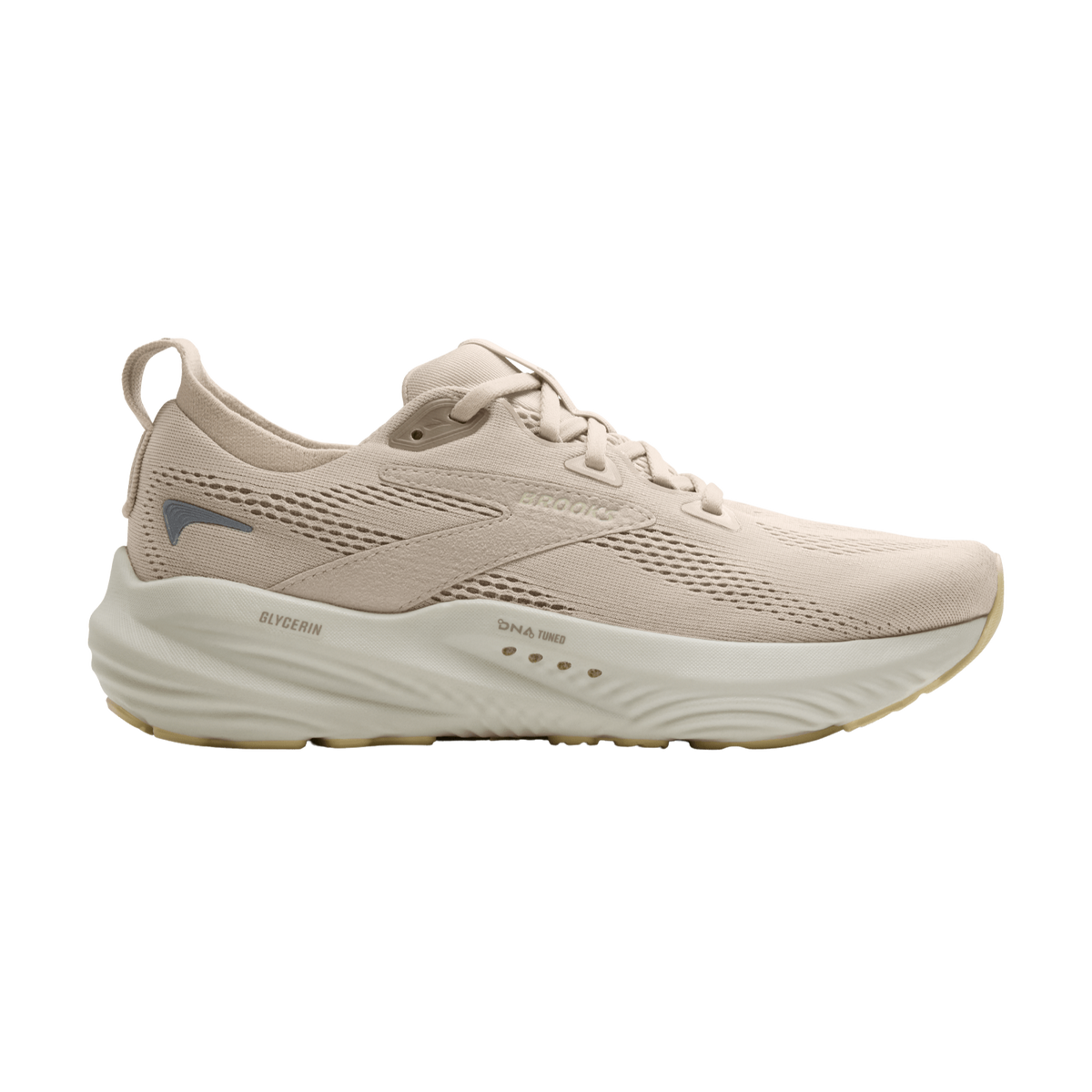 BROOKS Glycerin 22 Womens FOOTWEAR - Womens Neutral Cushioned ALMOND PEACH/LONDON FOG/ALMOND