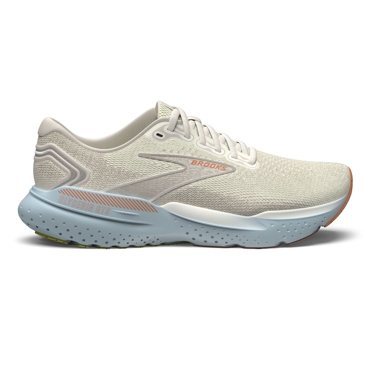 BROOKS Glycerin GTS 21 Womens FOOTWEAR - Womens Stability Cushioned COCONUT/AQUA/AUTUMN SUNSET