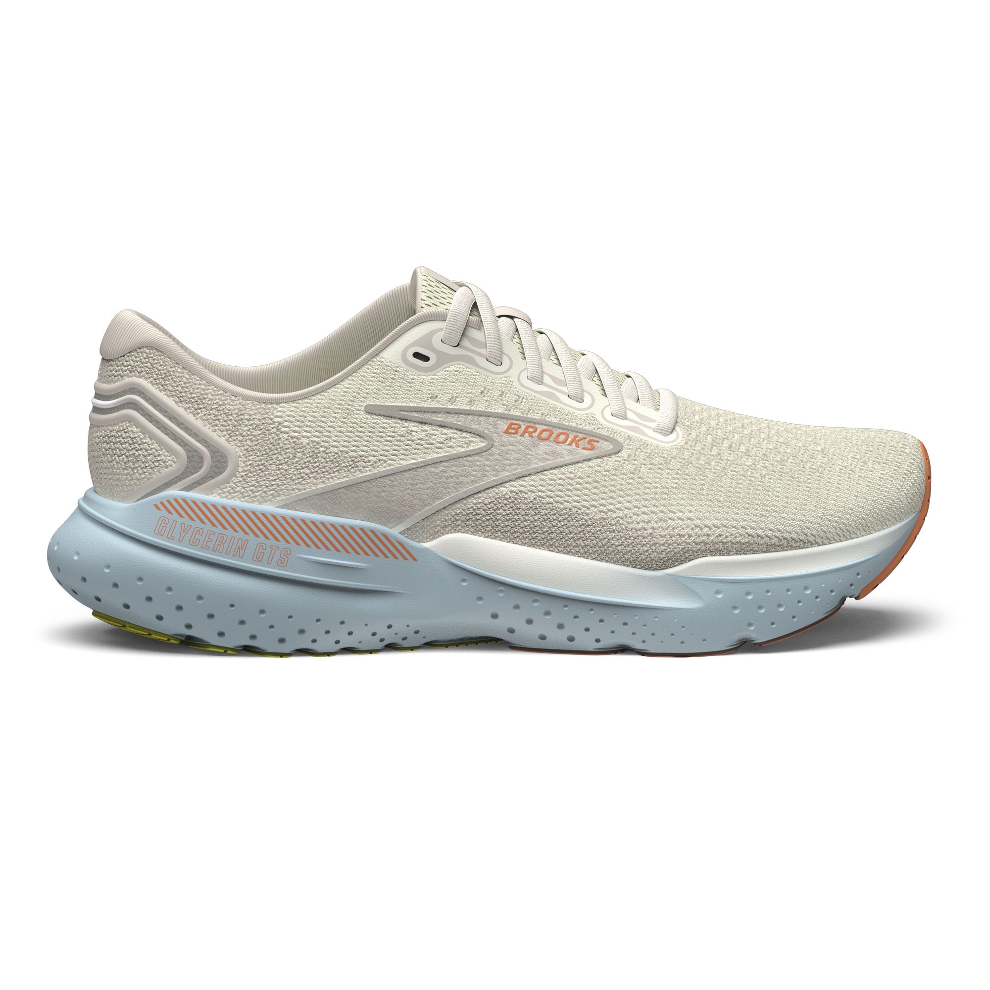 Brooks Glycerin GTS 21 Womens FOOTWEAR - Womens Stability Cushioned COCONUT/AQUA/AUTUMN SUNSET