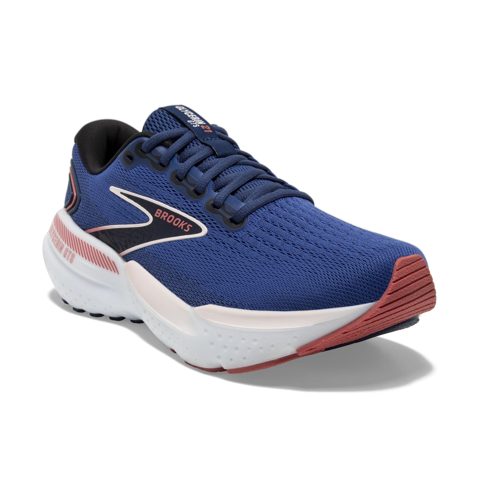 BROOKS Glycerin GTS 21 Womens FOOTWEAR - Womens Stability Cushioned BLUE/ICY PINK/ROSE