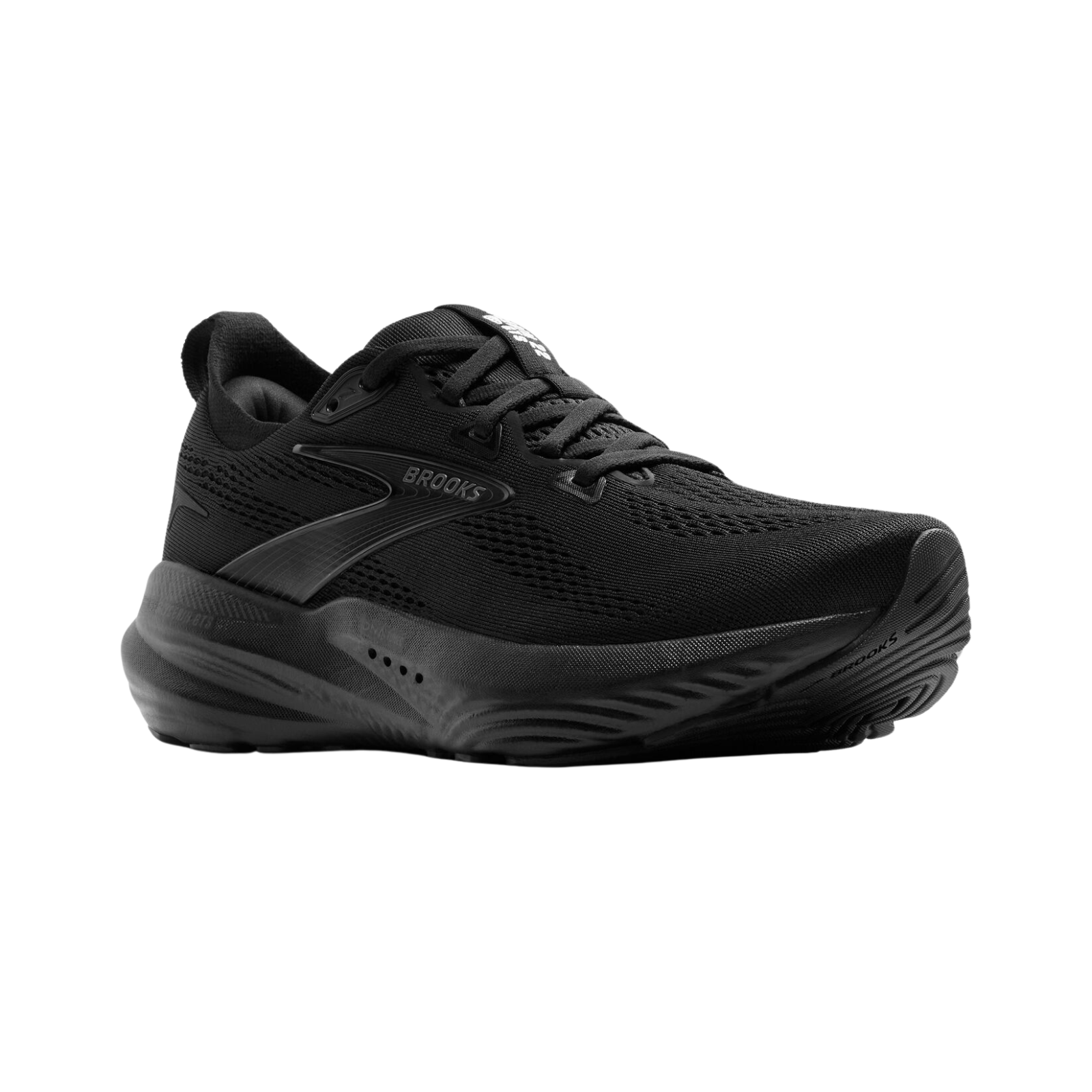 BROOKS Glycerin GTS 22 Wide (D) Womens FOOTWEAR - Womens Stability Cushioned BLACK/BLACK/EBONY