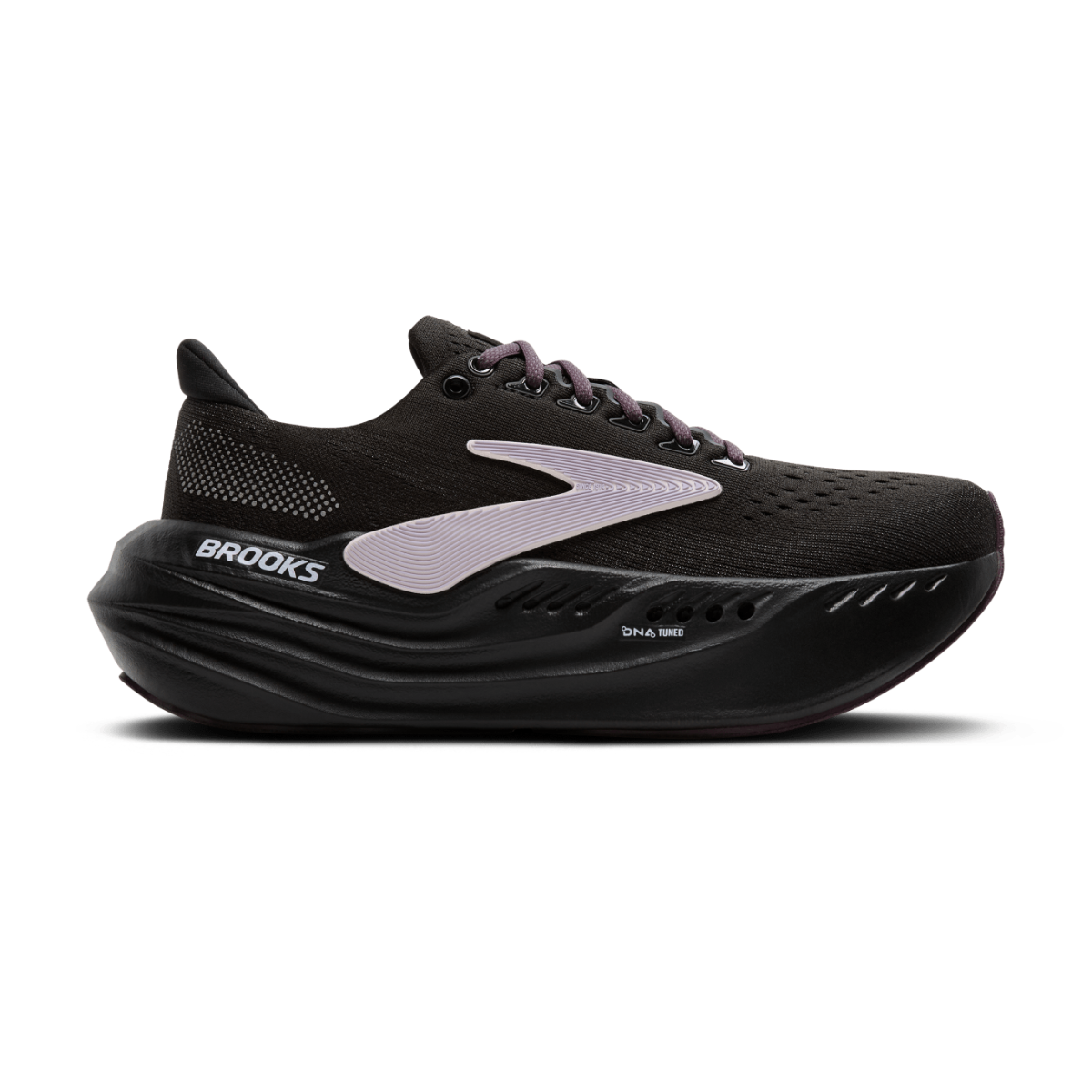 BROOKS Glycerin Max Womens FOOTWEAR - Womens Neutral Cushioned BLACK / ORCHID ICE / GREY