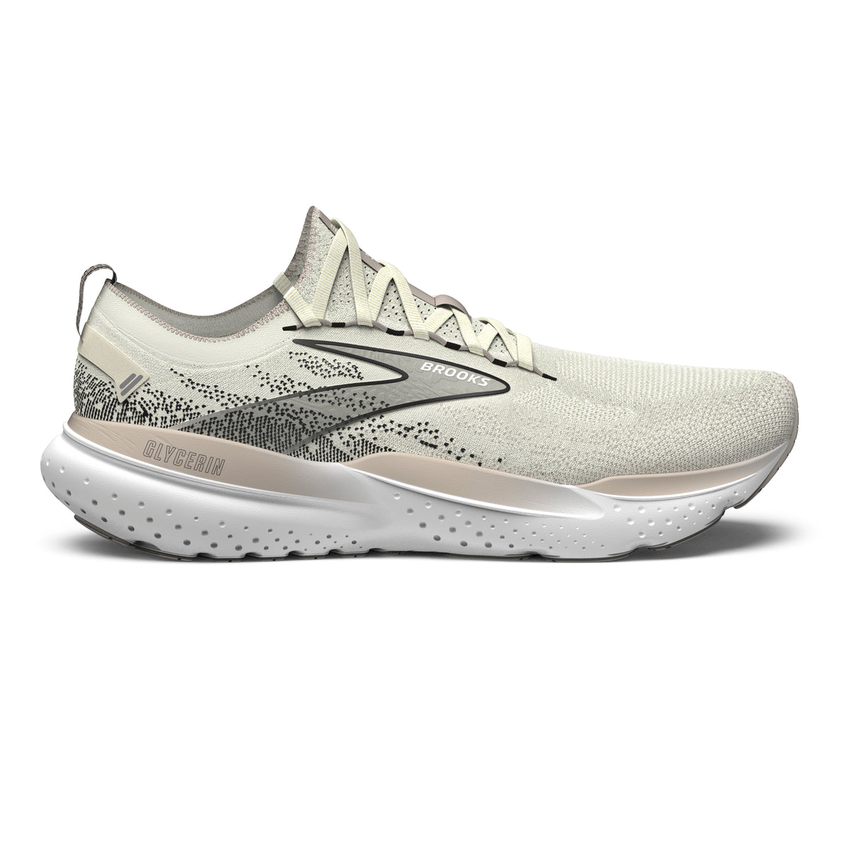 BROOKS Glycerin StealthFit 21 Womens FOOTWEAR - Womens Neutral Cushioned COCONUT/CHATEAU GREY/BLACK