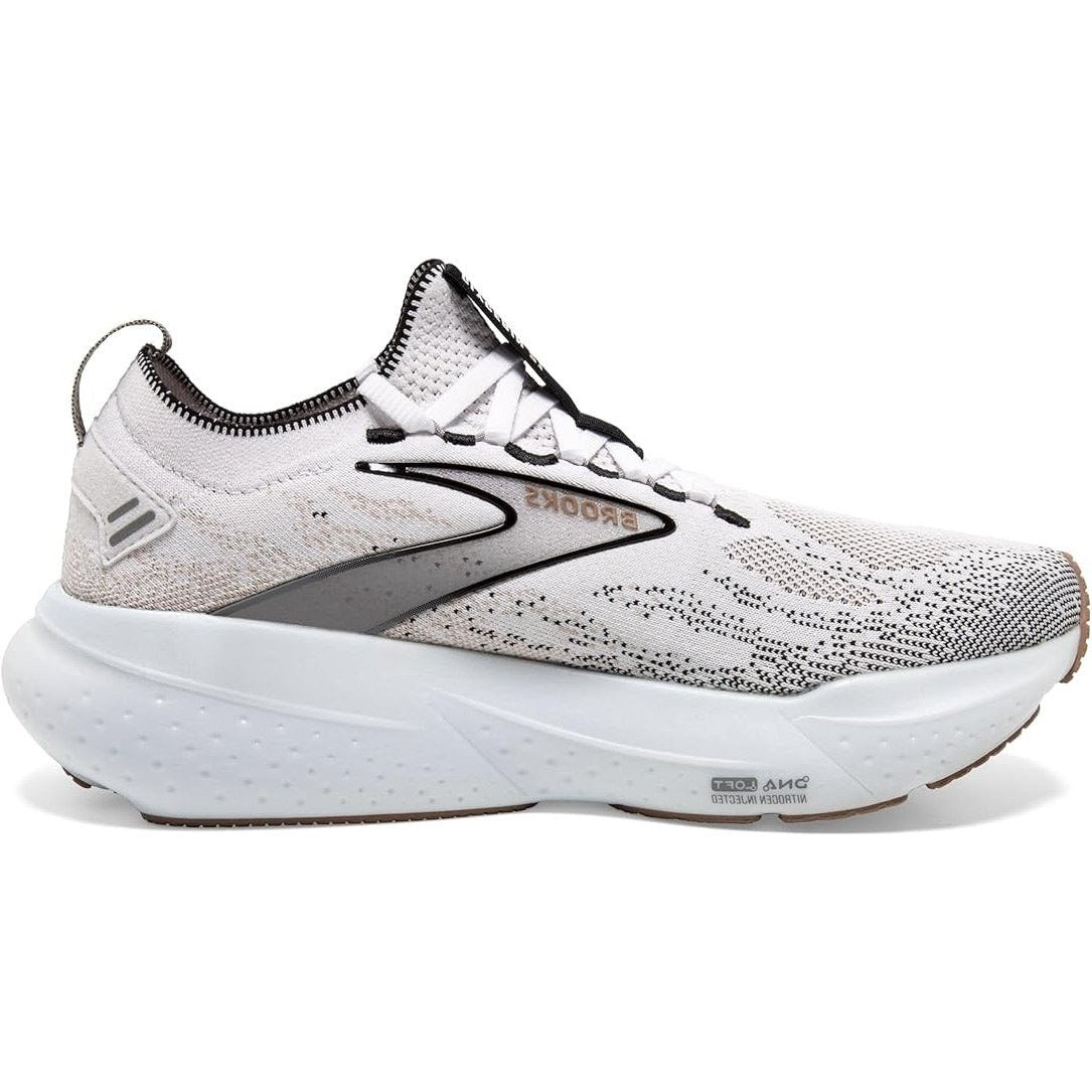 BROOKS Glycerin StealthFit 21 Womens FOOTWEAR - Womens Neutral Cushioned WHITE/BLACK/GREY