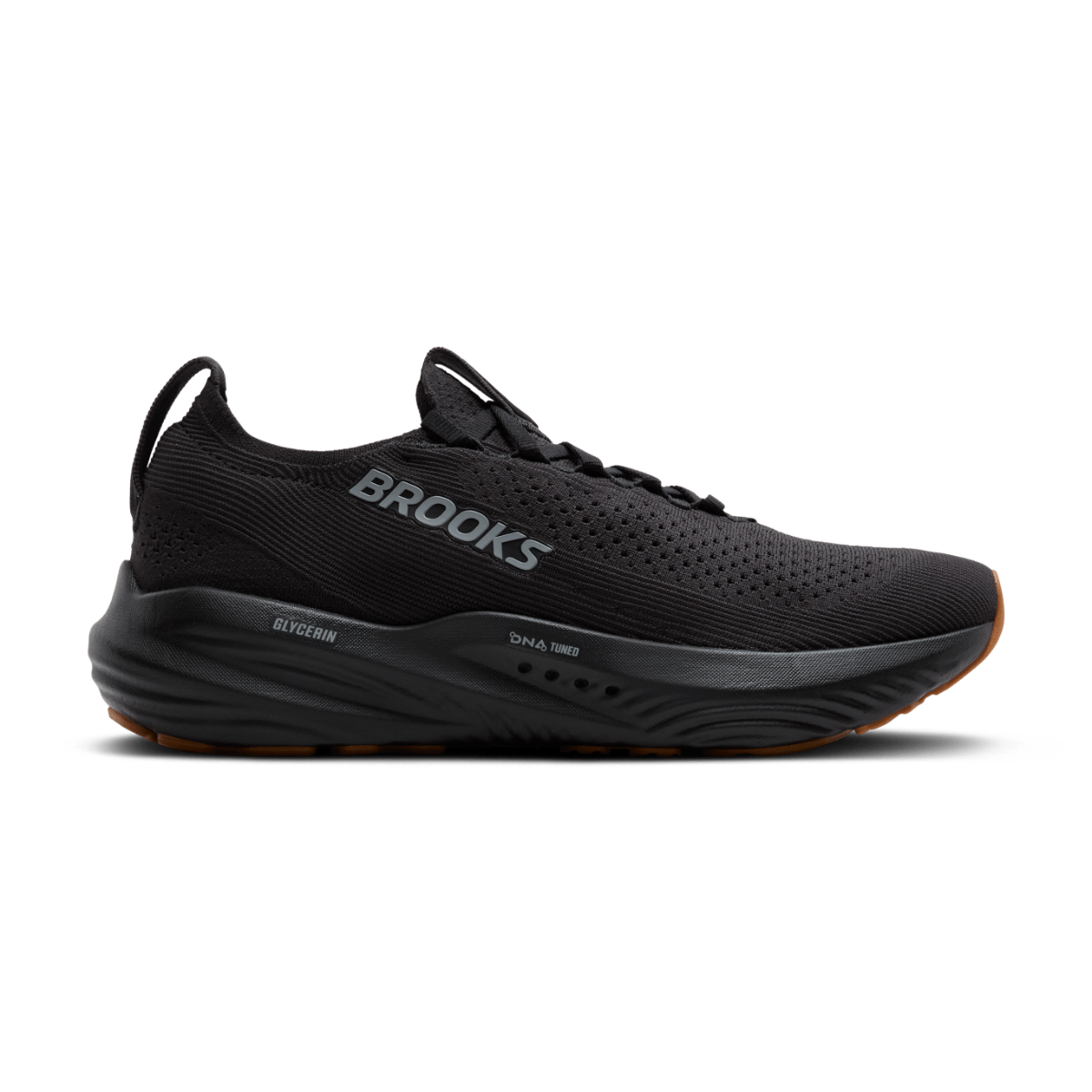 BROOKS Glycerin StealthFit 22 Mens FOOTWEAR - Mens Neutral BLACK/BLACK