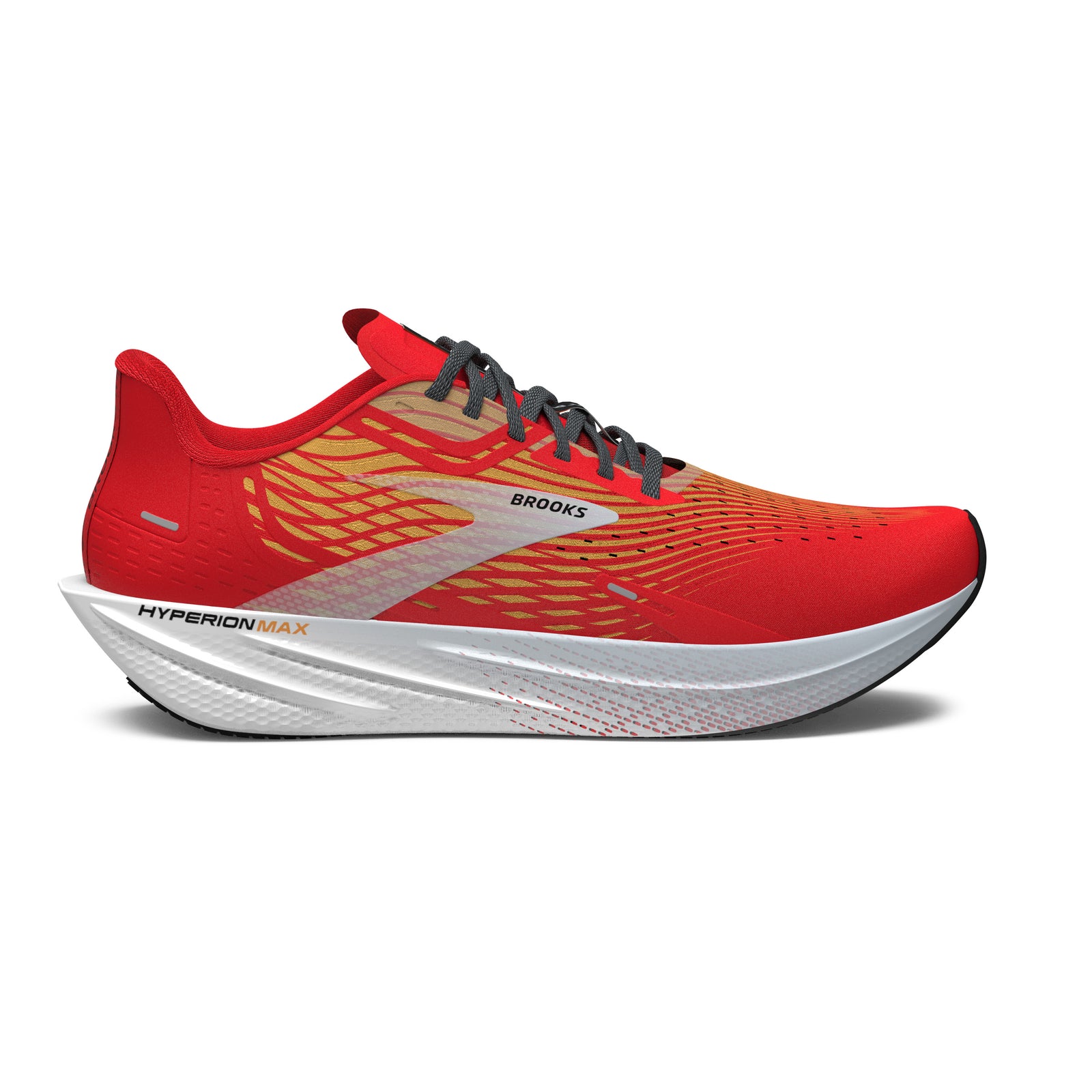 BROOKS Hyperion Max Mens FOOTWEAR - Mens Lightweight FIERY CORAL/ORANGE POP/BLUE
