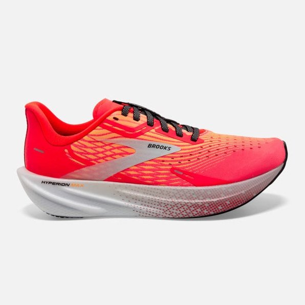 BROOKS Hyperion Max Womens FOOTWEAR - Womens Lightweight FIERY CORAL/ORANGE POP/BLUE