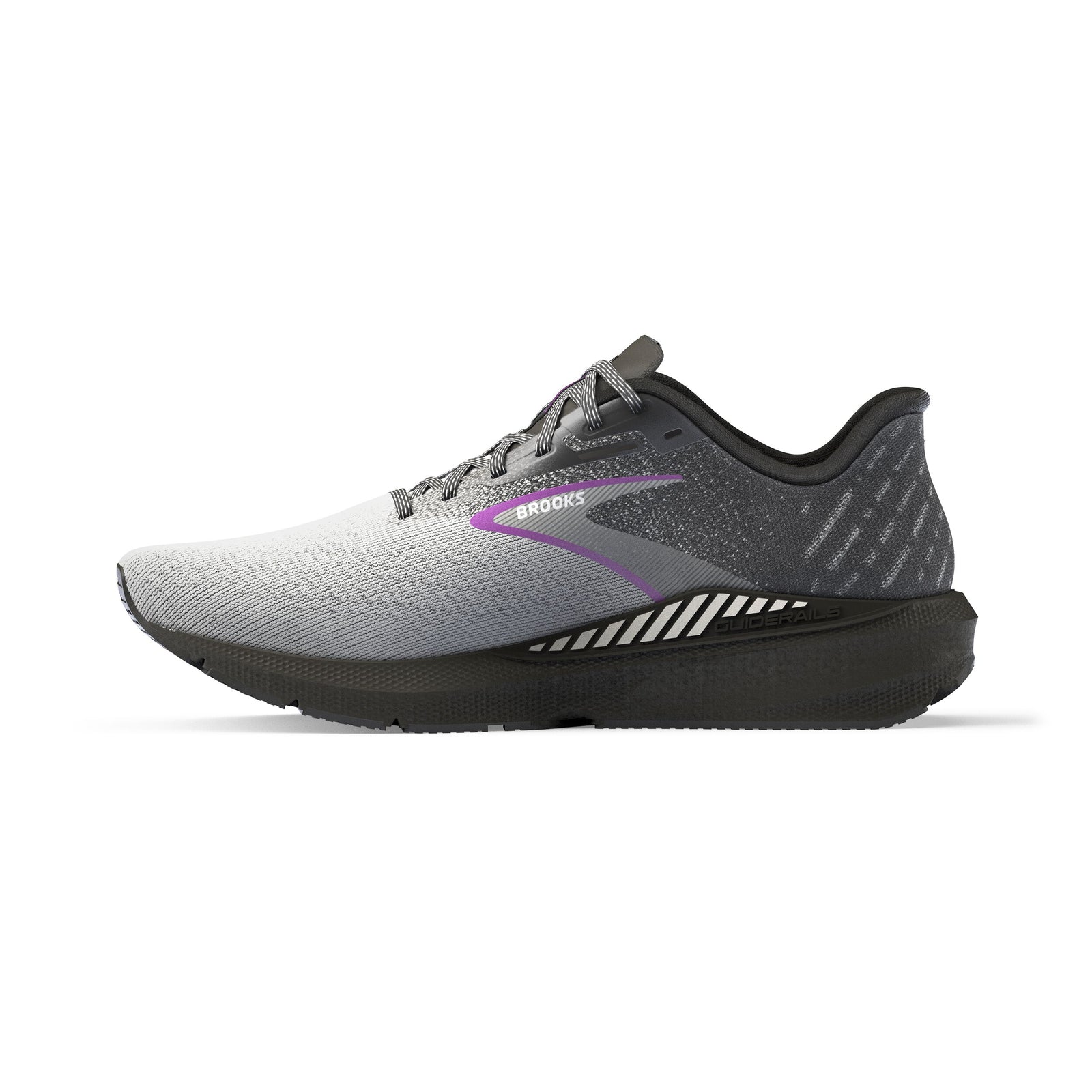 BROOKS Launch GTS 10 Womens FOOTWEAR - Womens Stability BLACK/WHITE/VIOLET