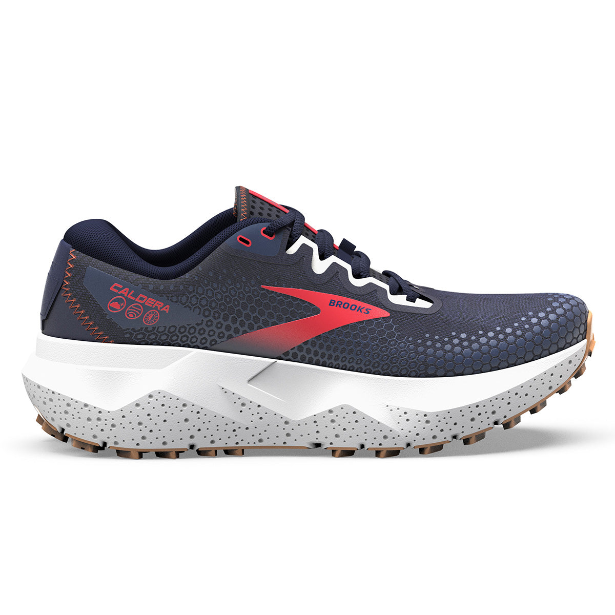 BROOKS Caldera 6 Womens FOOTWEAR - Womens Trail PEACOAT/BITTERSWEET/NVY