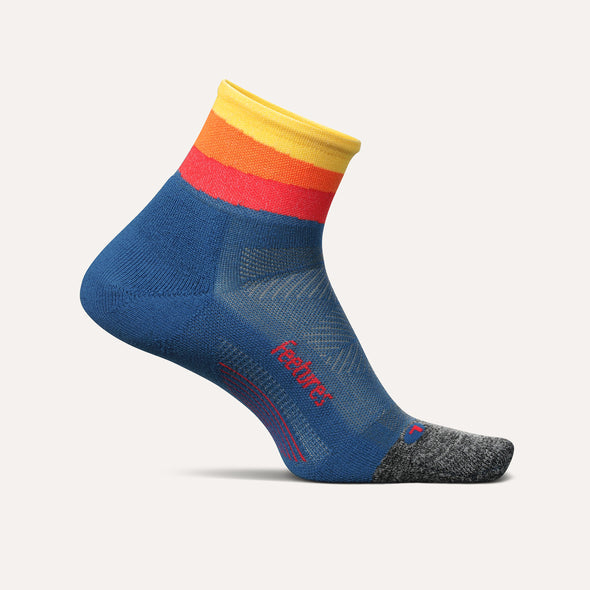 FEETURES Elite Light Cushion Quarter GEAR - Socks SOLAR ASCENT