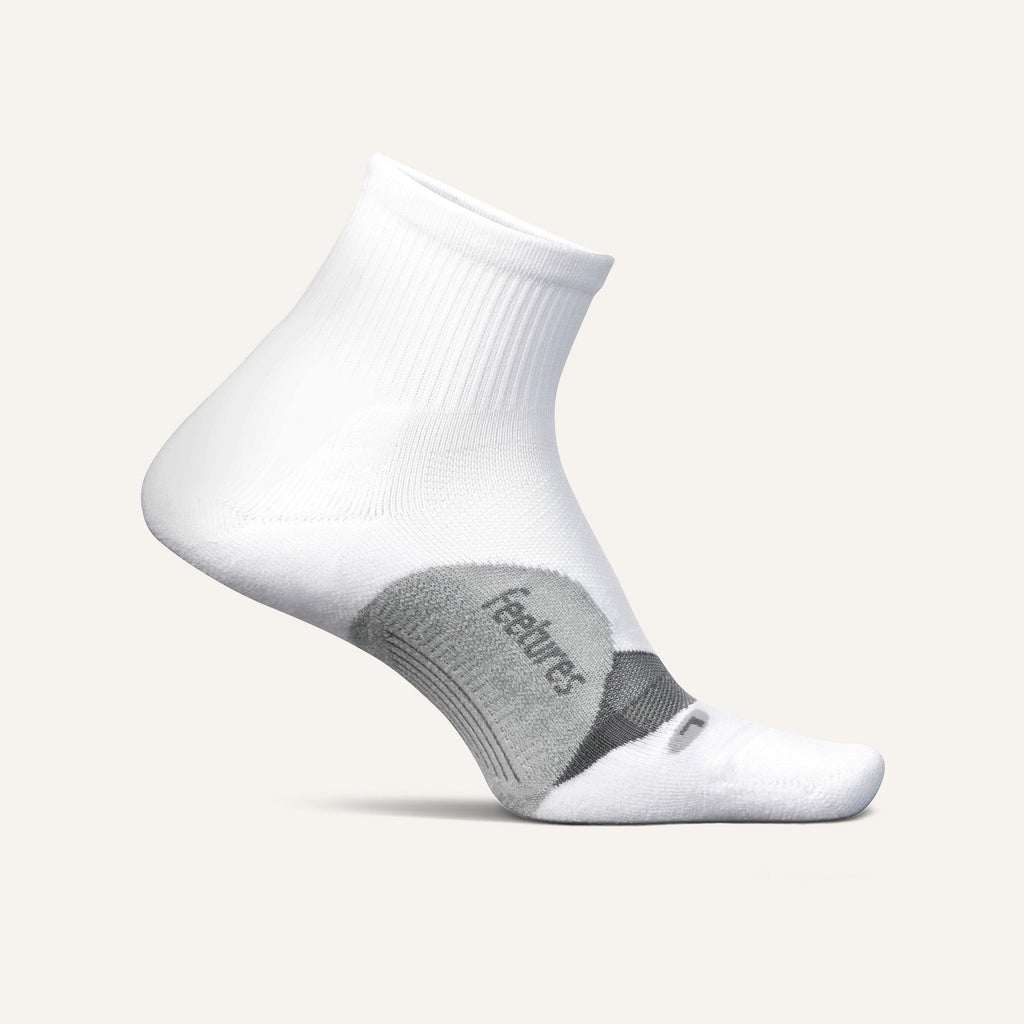 FEETURES Elite Light Cushion Quarter GEAR - Socks WHITE - 2025