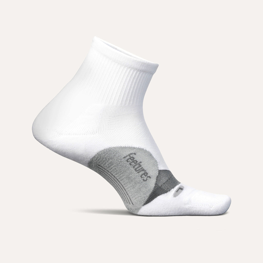 Feetures Elite Ultra Light Cushion Quarter GEAR - Socks WHITE