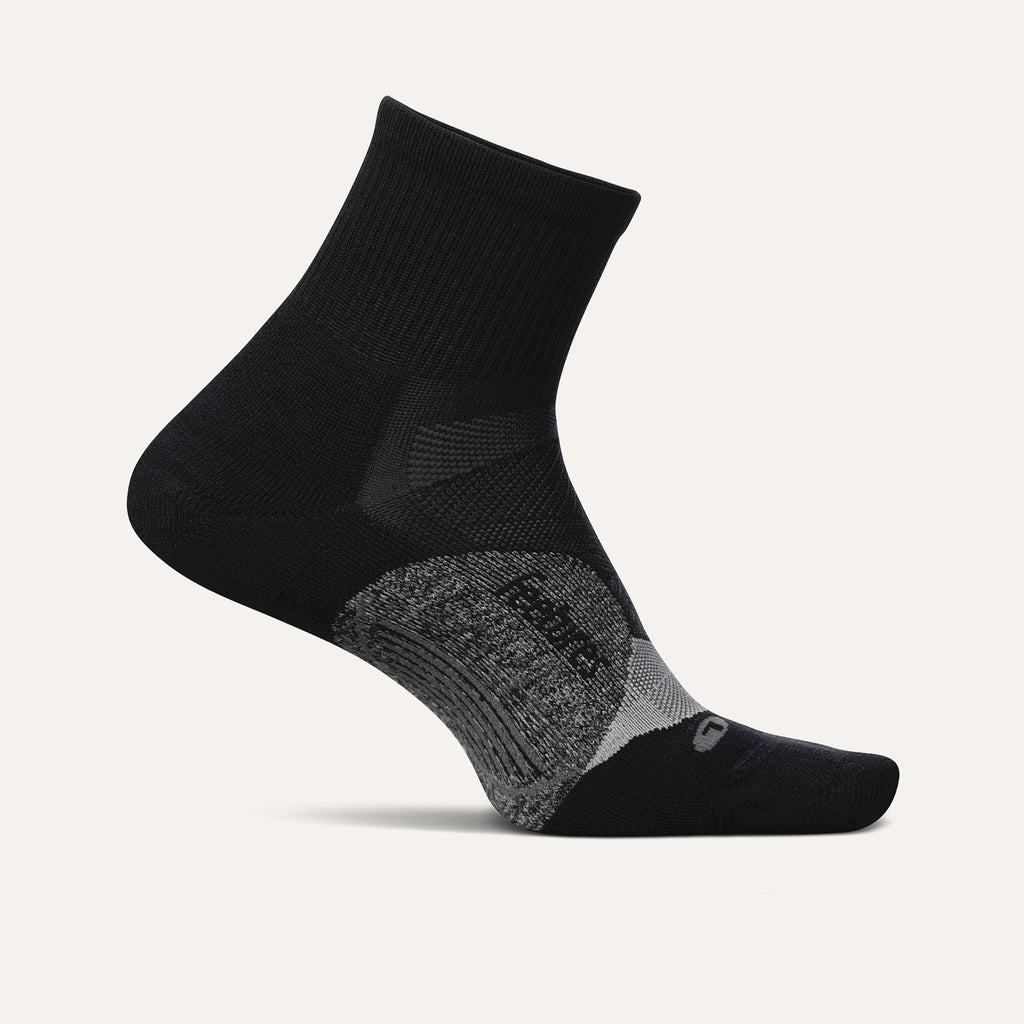 Feetures Elite Ultra Light Cushion Quarter GEAR - Socks BLACK