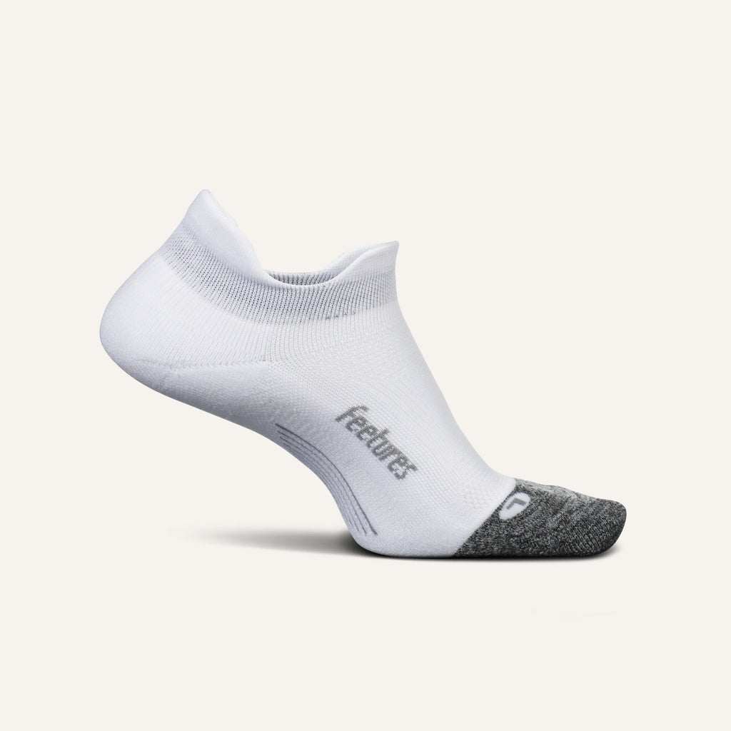 FEETURES Elite Light Cushion No Show Tab GEAR - Socks WHITE