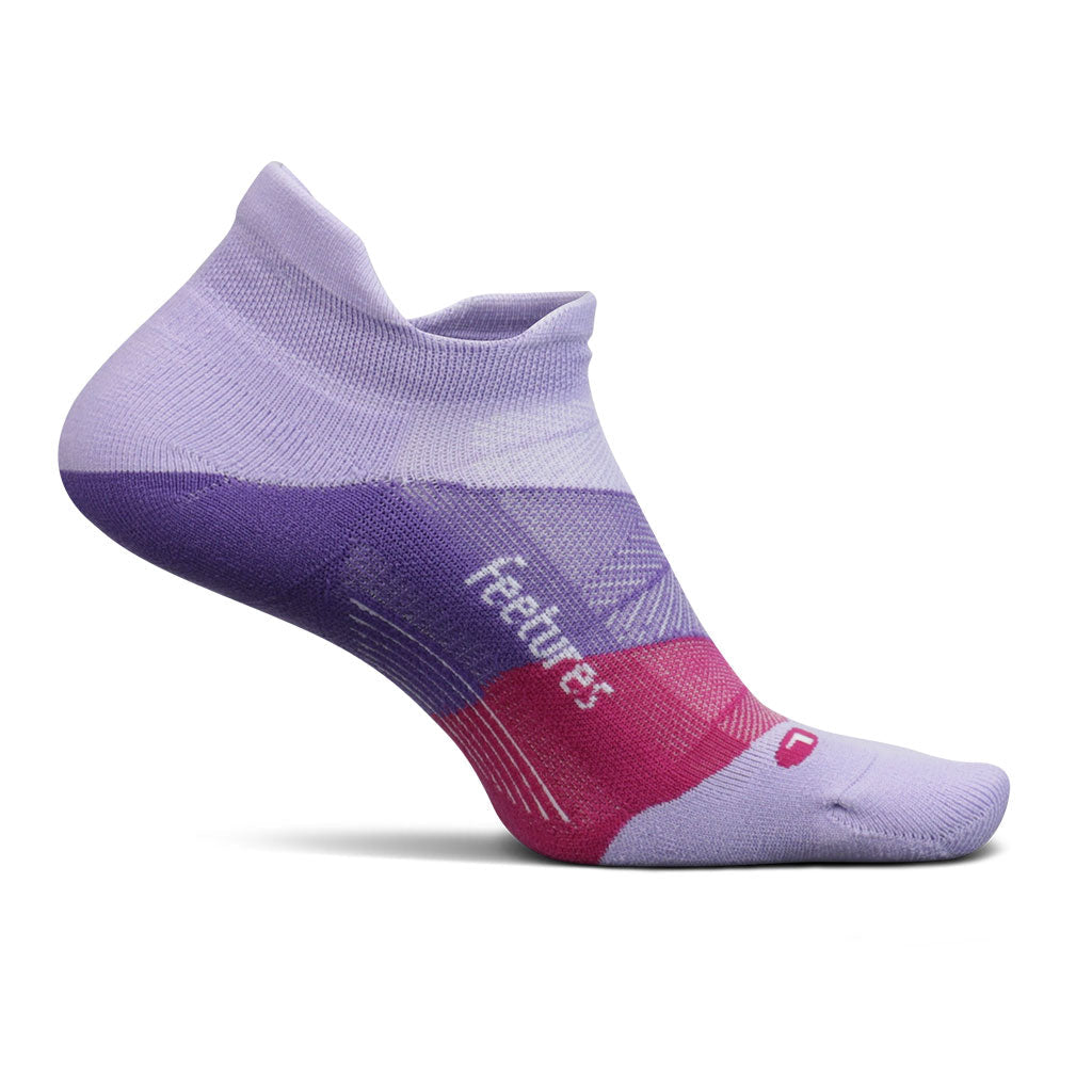 FEETURES Elite Ultra Light Cushion No Show Tab GEAR - Socks LACE UP LAVENDER