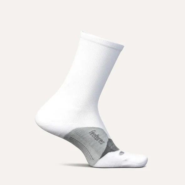 FEETURES Elite Light Cushion Mini Crew GEAR - Socks WHITE/