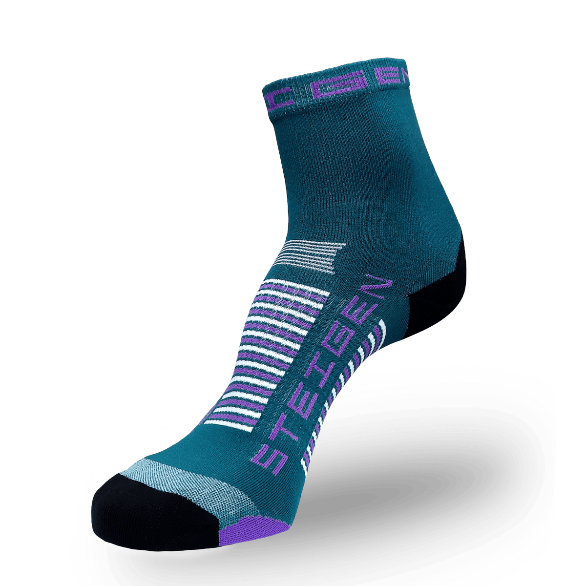 STEIGEN 1/2 Length Running Socks GEAR - Socks SPRUCE