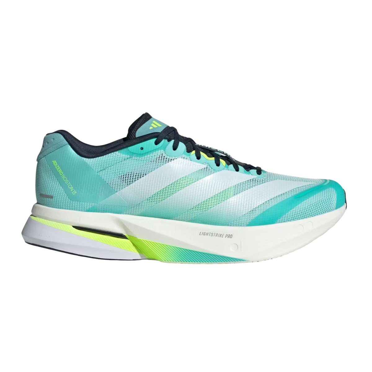 ADIDAS Adizero Boston 13 Mens FOOTWEAR - Mens Everyday Training FLASH AQUA/WHITE/LUCID LEMON