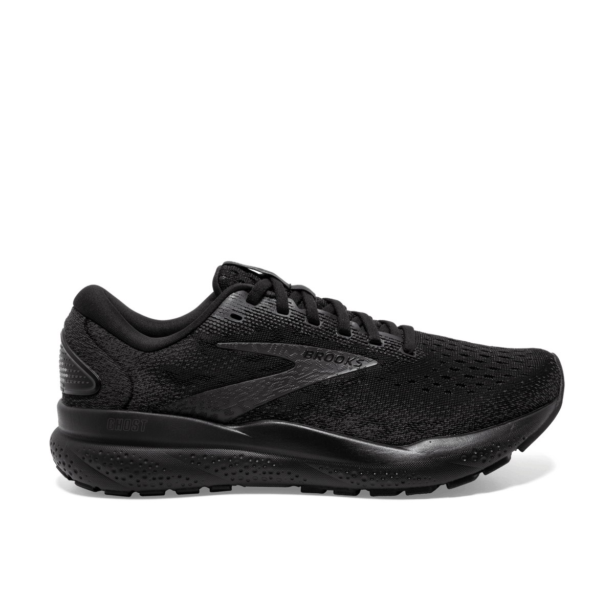 BROOKS Ghost 16 D Wide Womens FOOTWEAR - Womens Neutral BLACK / BLACK / EBONY