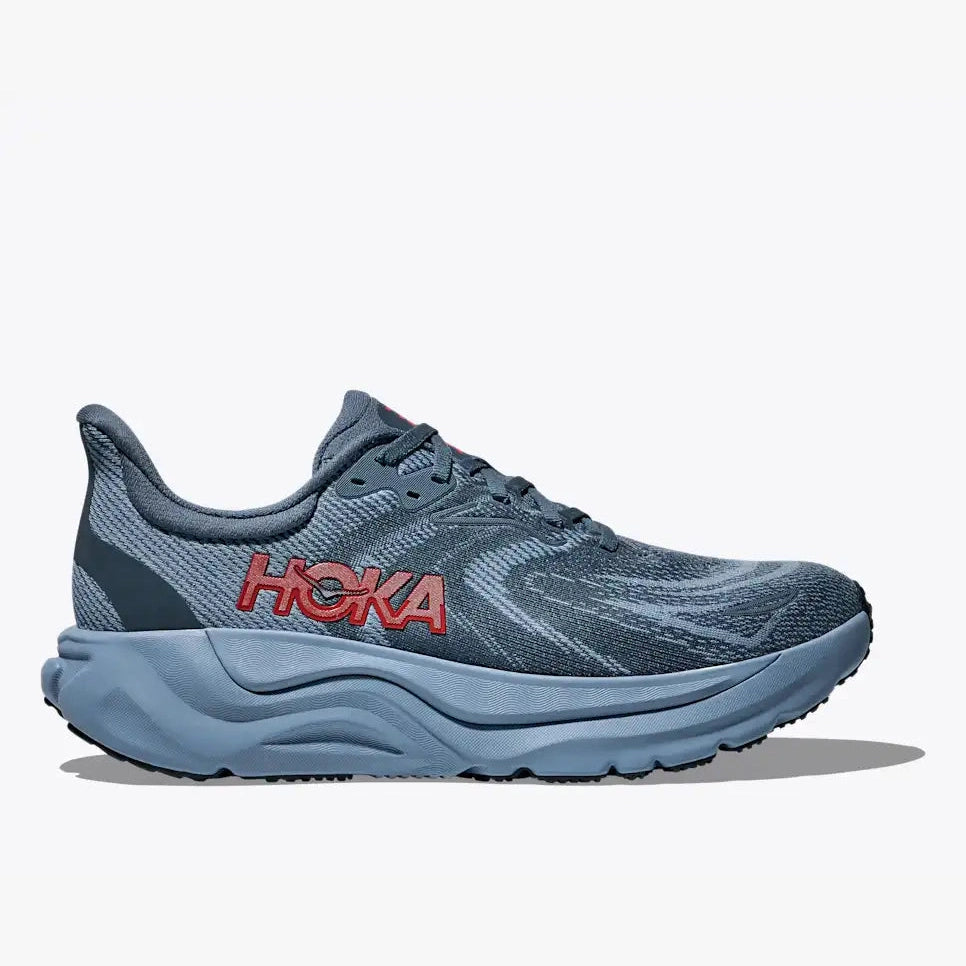 HOKA Arahi 8 Mens FOOTWEAR - Mens Stability Cushioned THUNDER CLOUD/VERMILION