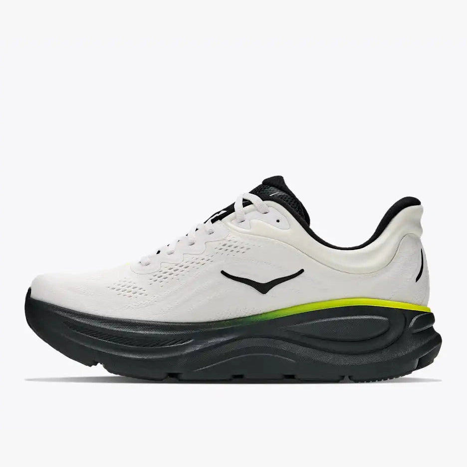HOKA Bondi 9 Mens FOOTWEAR - Mens Neutral Cushioned WHITE/CITRUS