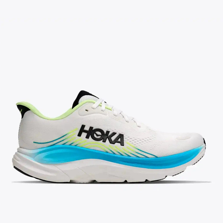 HOKA Clifton 11 Wide Mens FOOTWEAR - Mens Neutral Cushioned FROST/BLACK