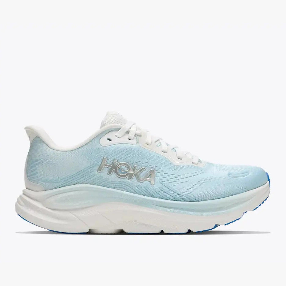 HOKA Clifton 11 Wide Womens FOOTWEAR - Womens Neutral Cushioned FROST/GLIMMERING BLUE