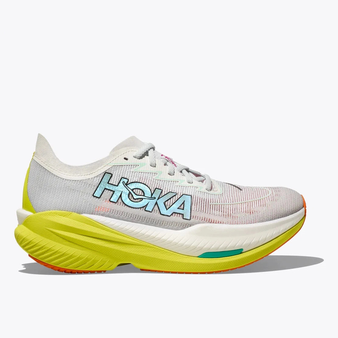 HOKA Mach X2 Mens FOOTWEAR - Mens Lightweight FROST / CITRUS