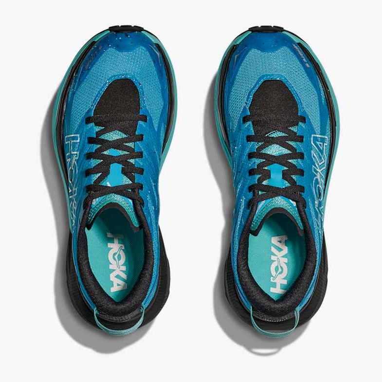 HOKA Mafate 5 Mens FOOTWEAR - Mens Trail SKYWARD BLUE / BLACK