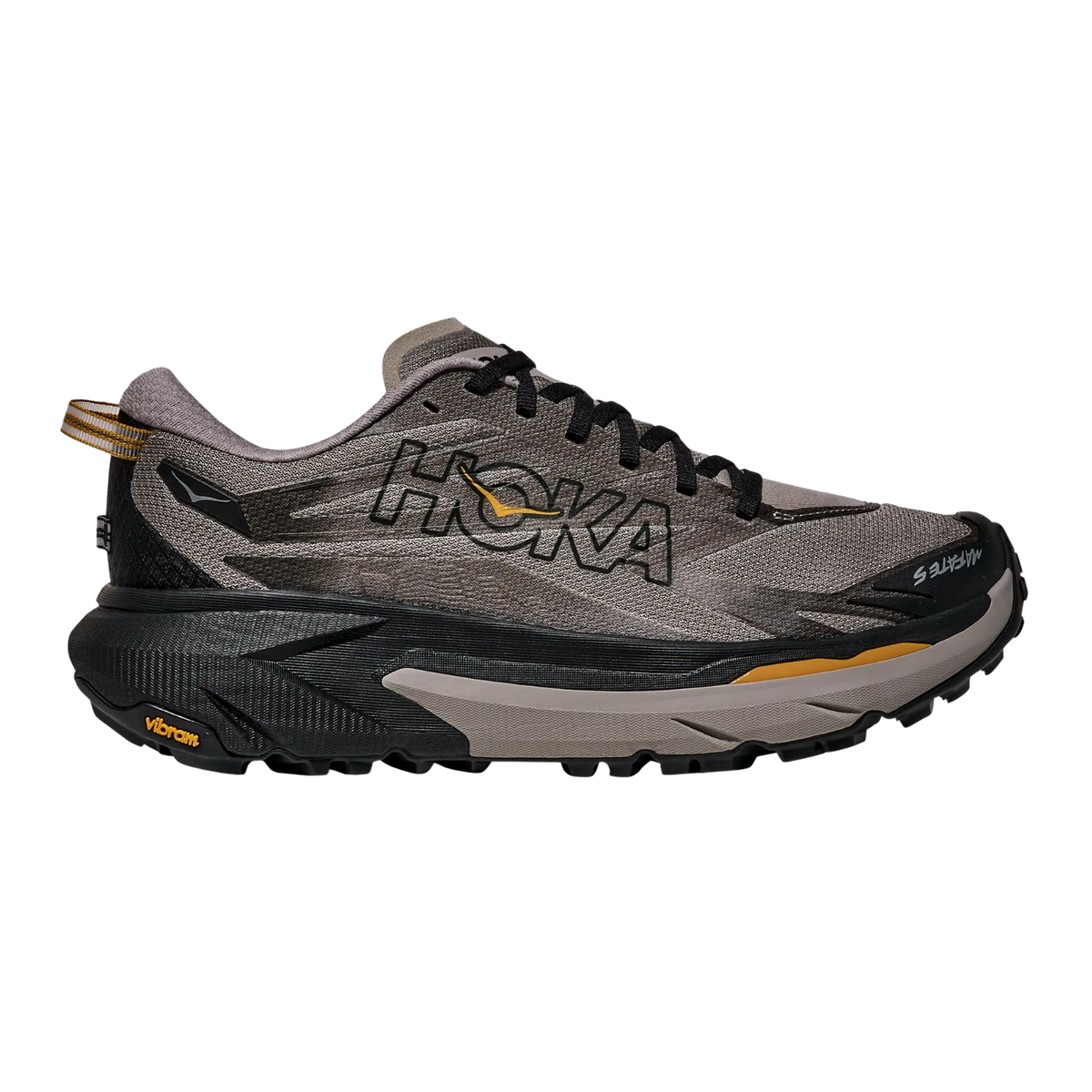 HOKA Mafate 5 Mens FOOTWEAR - Mens Trail CEMENT / BLACK