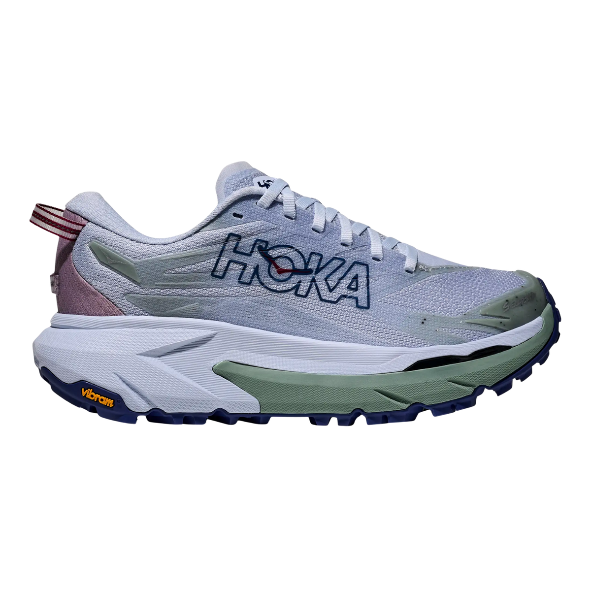 HOKA Mafate 5 Womens FOOTWEAR - Womens Trail AMBIENT BLUE/ROSEMARY