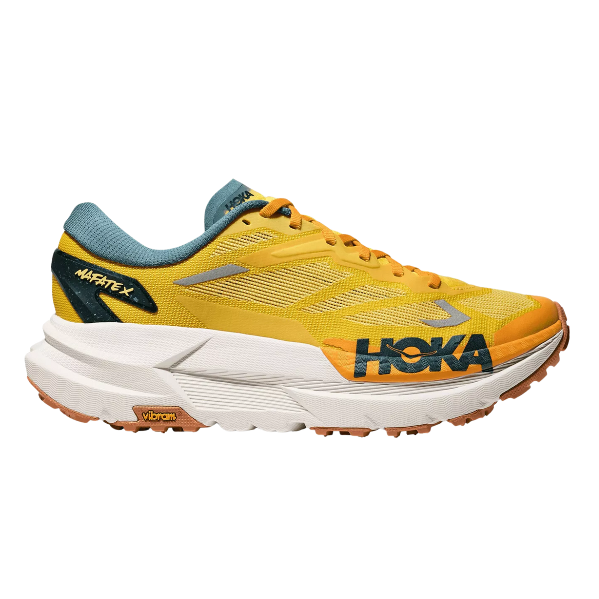 HOKA Mafate X Mens FOOTWEAR - Mens Trail ZEST/MOUNTAIN FOG