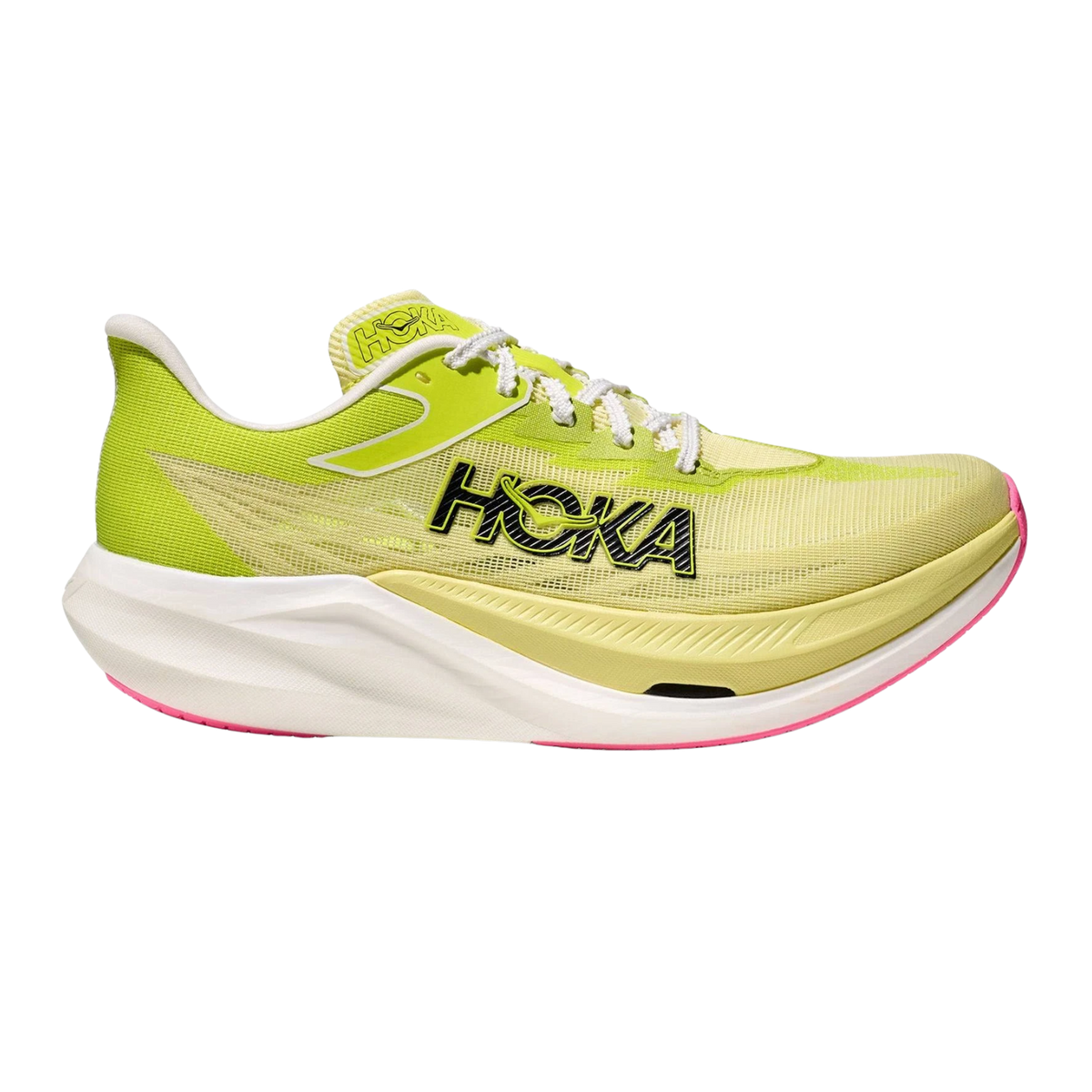 HOKA Rocket X3 Unisex FOOTWEAR - Unisex Carbon Plate SUNLIGHT/NEON HOKA CITRUS