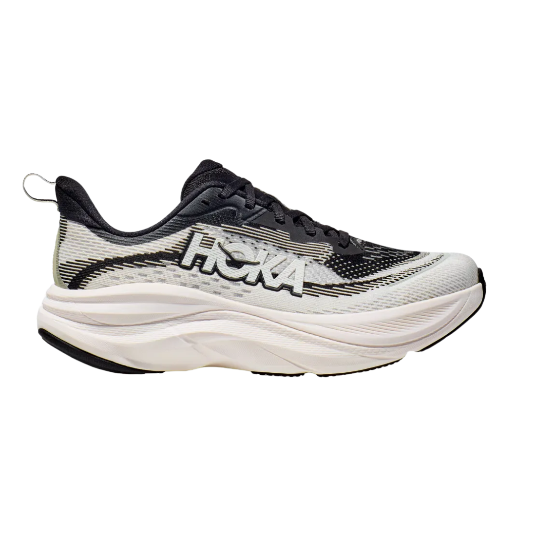 HOKA Skyflow Womens FOOTWEAR - Womens Neutral Cushioned BLACK/WHITE