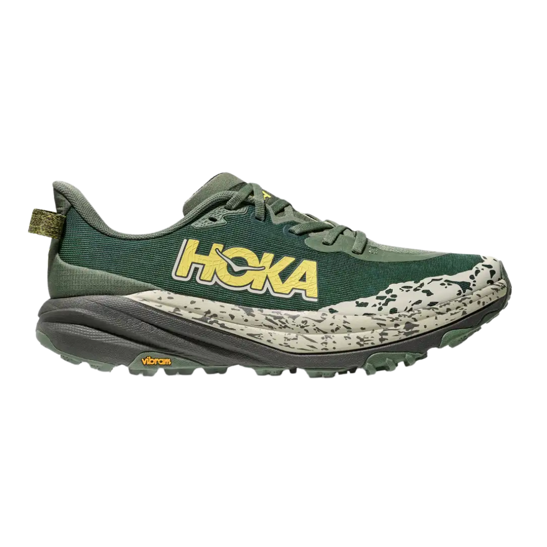 HOKA Speedgoat 6 Wide Mens FOOTWEAR - Mens Trail FERN/ASPHALT GREY