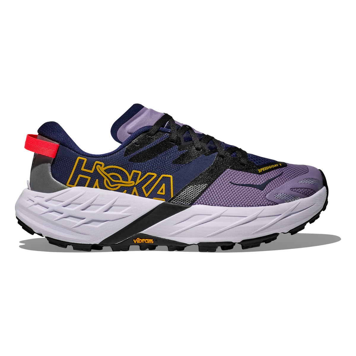 HOKA Speedgoat 7 Womens FOOTWEAR - Womens Trail BERRY JAM/STARLIGHT GLOW
