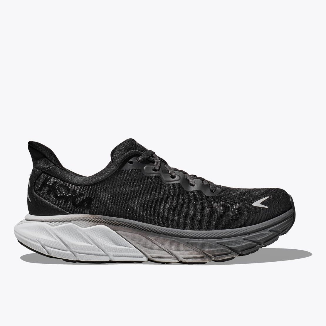 Hoka Arahi 6 Wide Womens FOOTWEAR - Womens Stability Cushioned BLACK/WHITE