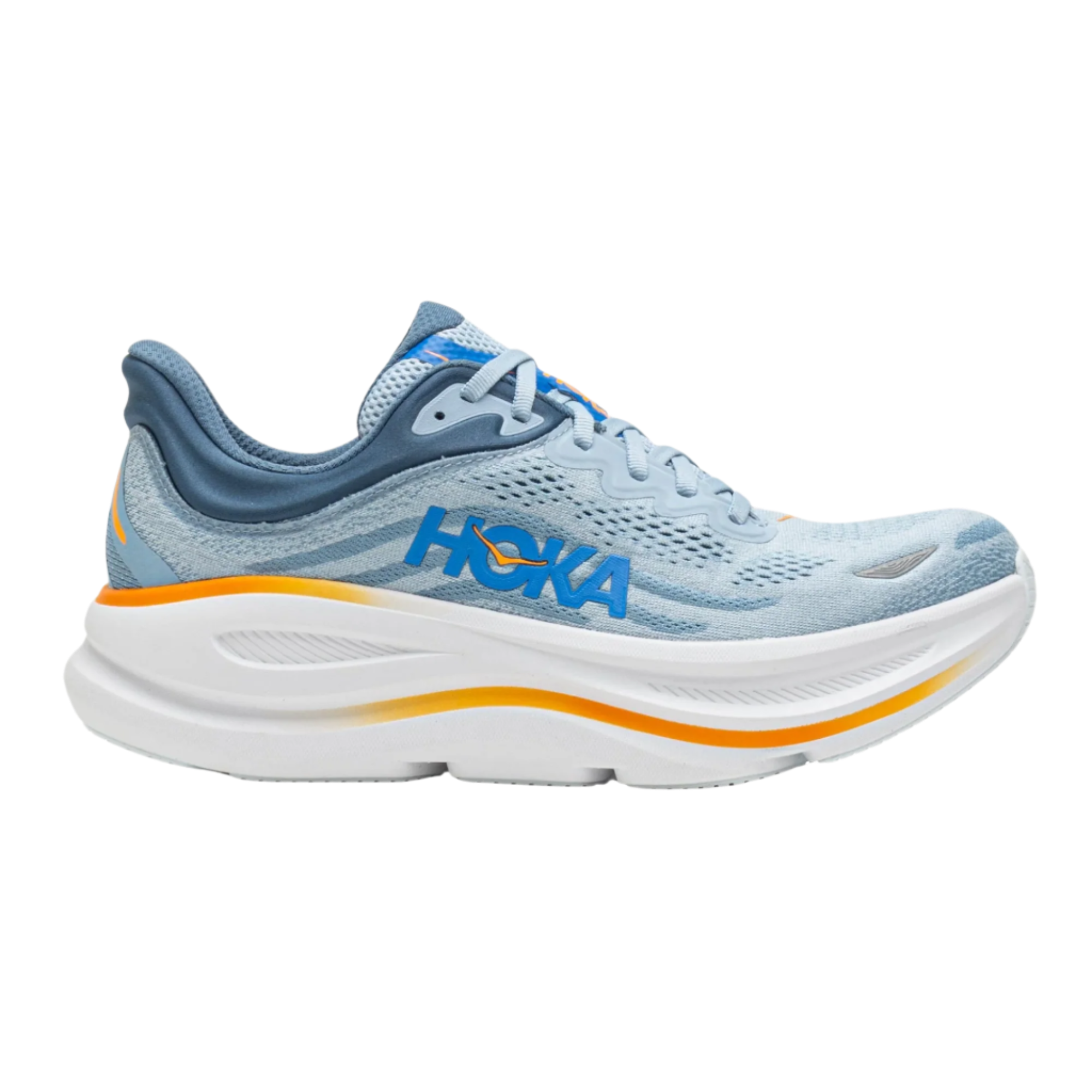 Hoka Bondi 9 Mens Wide FOOTWEAR - Mens Neutral Cushioned DRIZZLE / DOWNPOUR