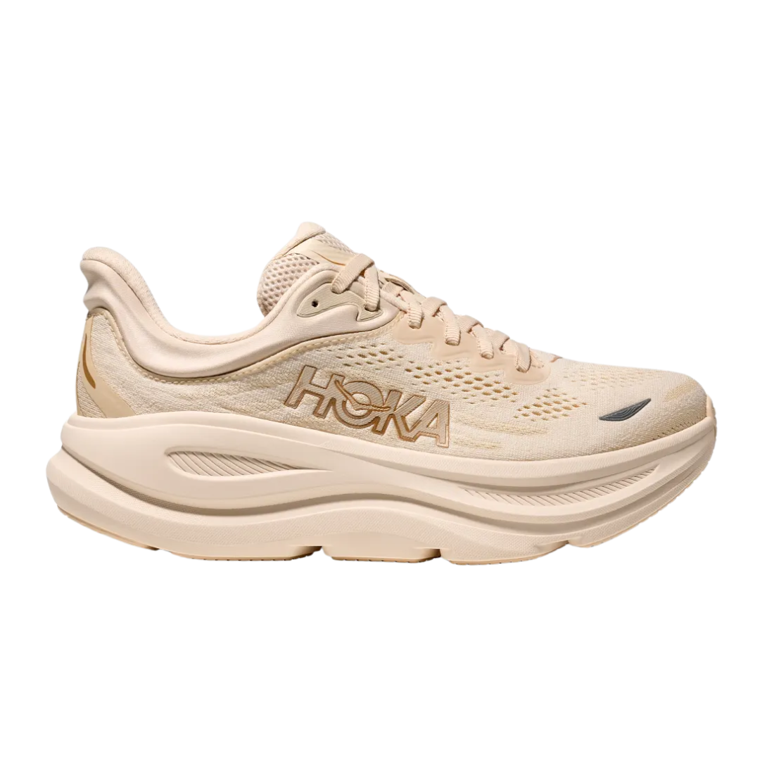 HOKA Bondi 9 Womens FOOTWEAR - Womens Neutral Cushioned VANILLA/ BIRCH