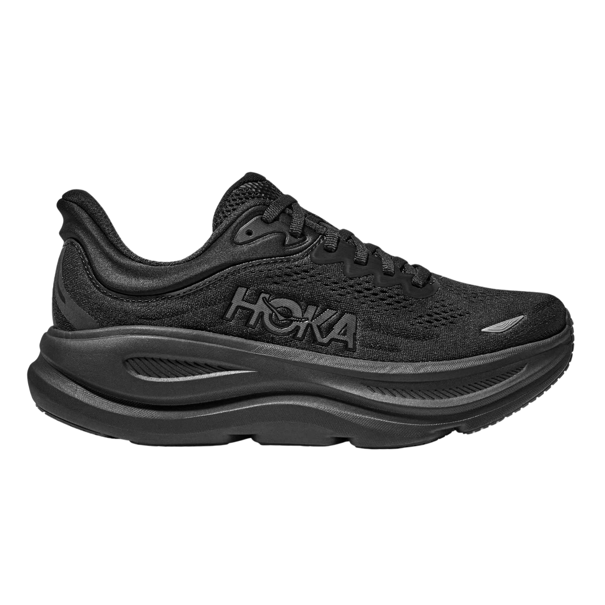 HOKA Bondi 9 Womens FOOTWEAR - Womens Neutral Cushioned BLACK/BLACK
