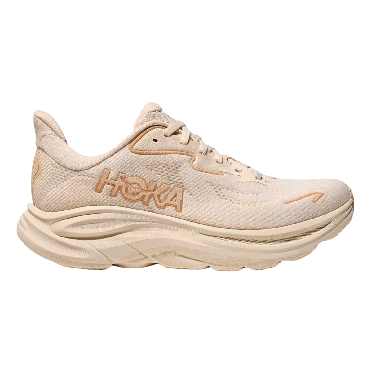 HOKA Clifton 10 Womens FOOTWEAR - Womens Neutral VANILLA/BIRCH