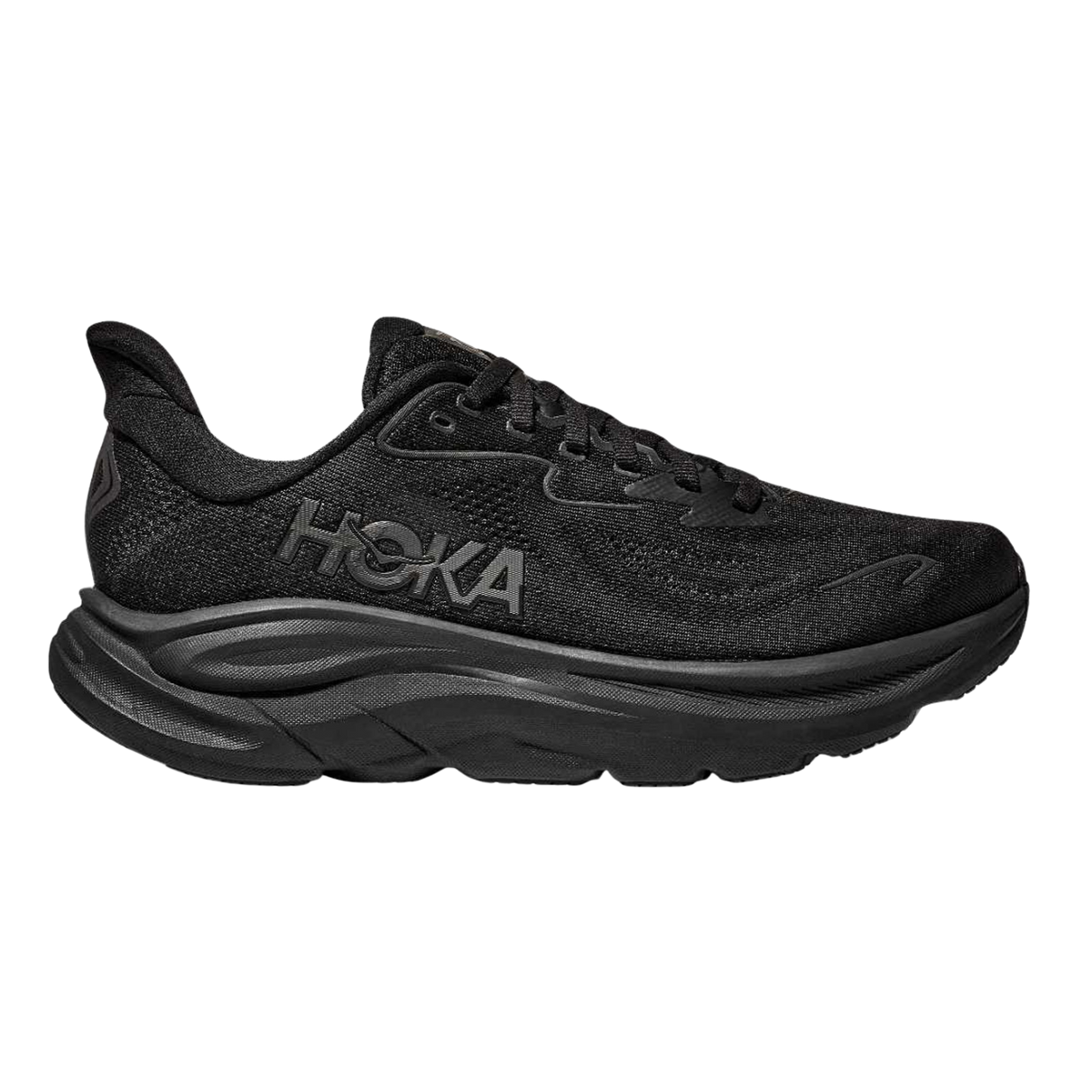 HOKA Clifton 10 Wide Womens FOOTWEAR - Womens Neutral BLACK/BLACK