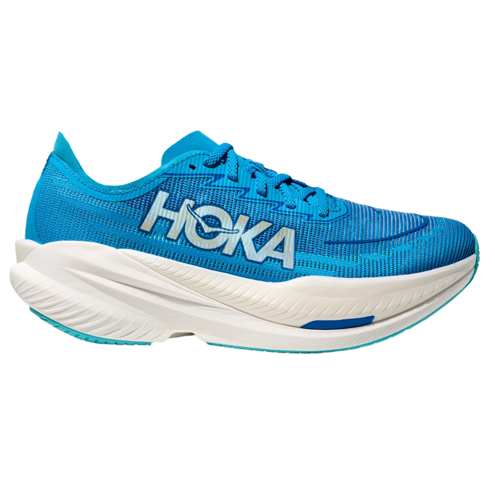 HOKA Mach X2 Wide Mens FOOTWEAR - Mens Lightweight SKYWARD BLUE/ELECTRIC COBALT