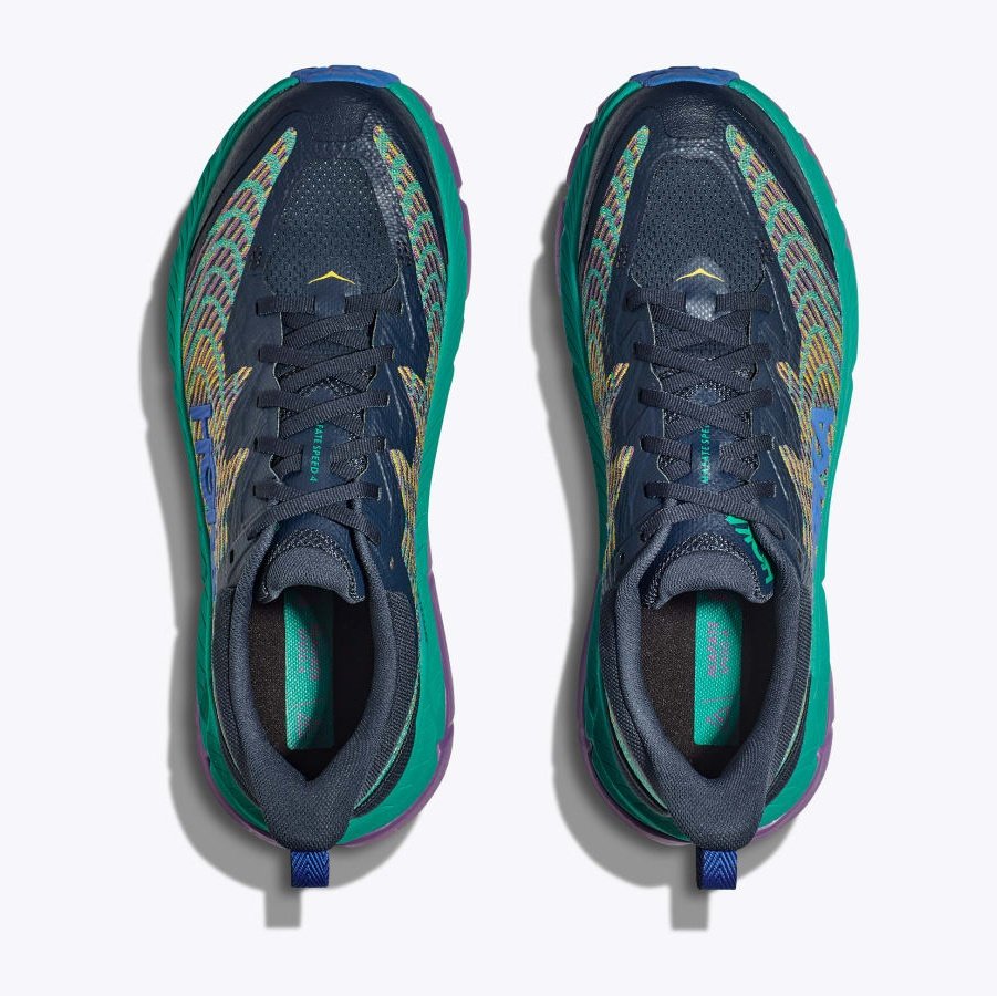 HOKA Mafate Speed 4 Mens FOOTWEAR - Mens Trail STRATA/TECH GREEN